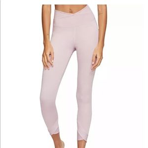 Nike Yoga Wrap 7/8 leggings in blush pink